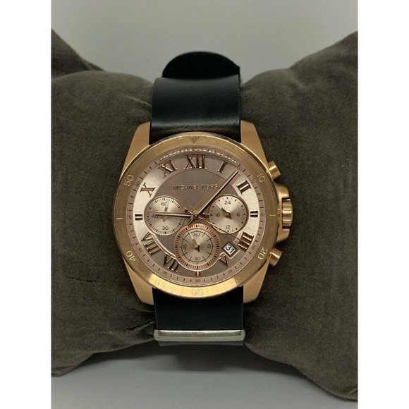 Michael Kors MK6397 Women\'s Leather Analog Gold Di main image 4